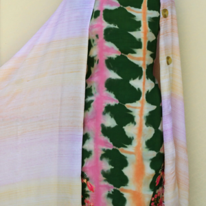 Green Tie and Dye Full Suit With Dupatta